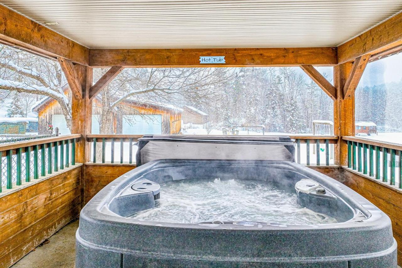 Northwoods Lodge Cabin 1 Morrisville 外观 照片
